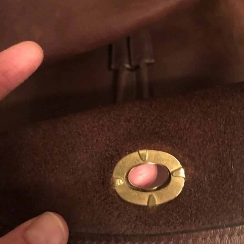 Coach brown leather daypack backpack made in Costa Rica - Picture 4 of 16